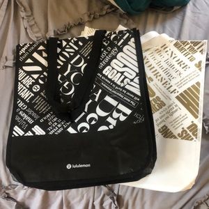 reusable lululemon bags